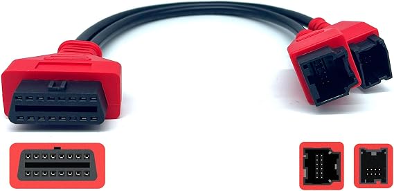 JUTA OBD2 Adapter Fit for Chrysler 12+8 Programming Cable Connector, Bypass Gateway Protocol Cable