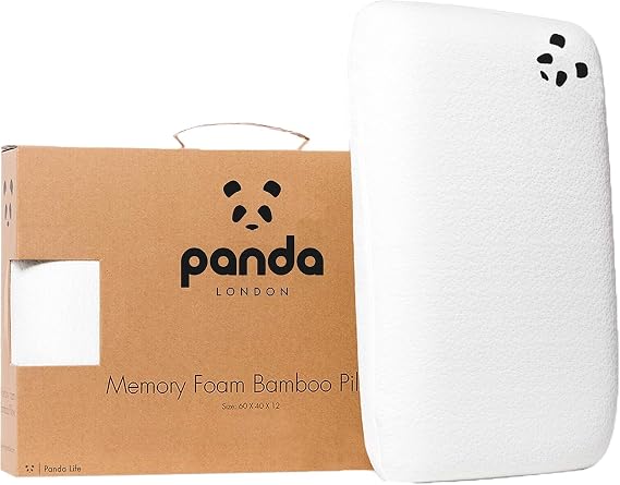 Panda Luxury Memory Foam, Hypoallergenic Bamboo Pillow