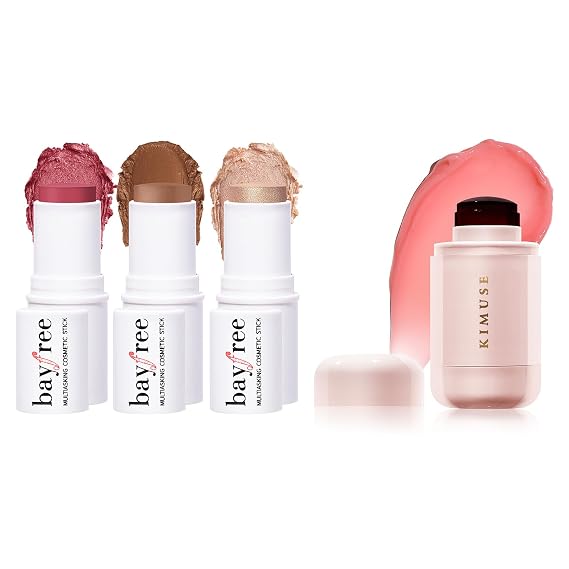 KIMUSE Multi Stick Trio Makeup & Jelly Cheek & Lip Tint