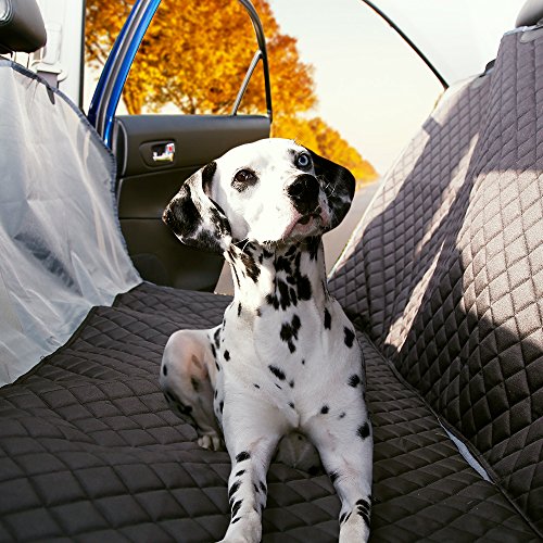 WePet The Original Luxury Non-Slip Pet Car Seat Protector for Dogs, Waterproof, Scratch Proof, Hammock Convertible, Quilted, Padded, Machine Washable for Cars Trucks SUVs with Seat Anchors