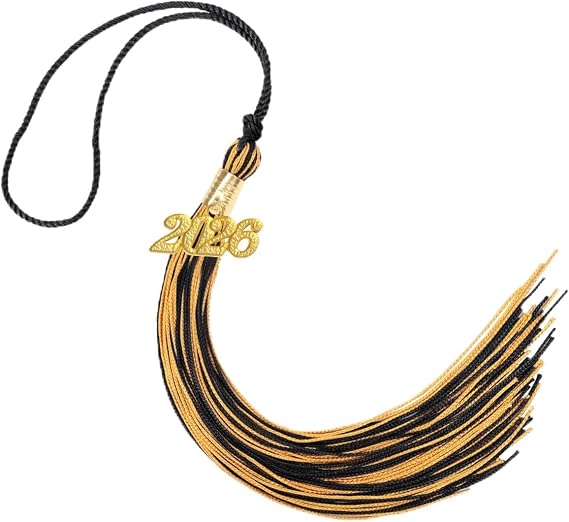 Black Mix Gold 2026 Tassel