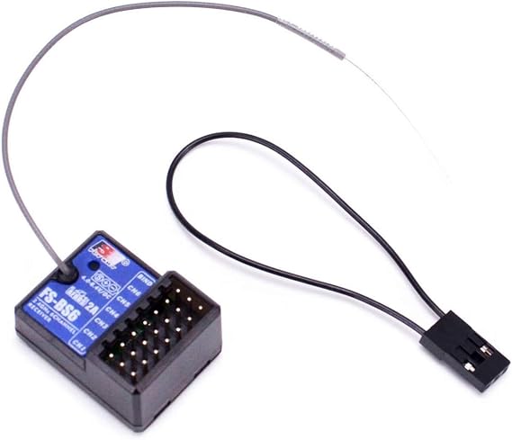 FlySky FS-BS6 Receiver 2.4Ghz 6CH AFHDS2 for FlySky FS-GT5 RC Car Boat Transmitter