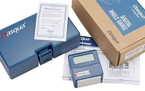 Dasqua 8400-0000 180 Degree Digital Angle Gage with Flip-Out Display