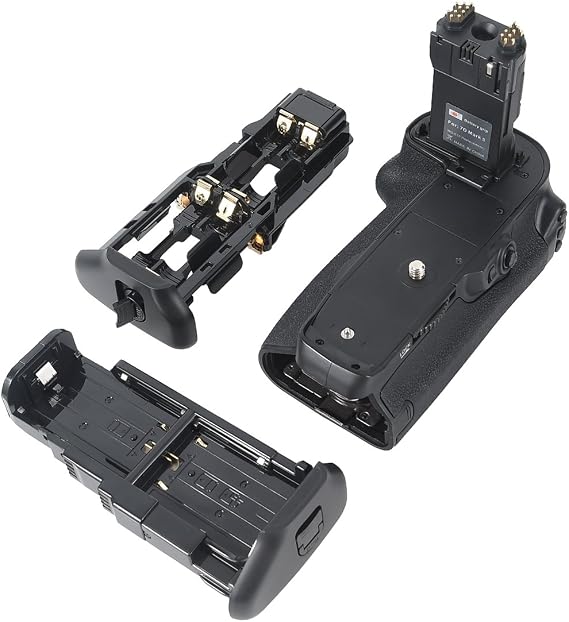 DSTE Replacement for Pro BG-E16 Vertical Battery Grip Compatible Canon 7D Mark II Digital Camera as LP-E6