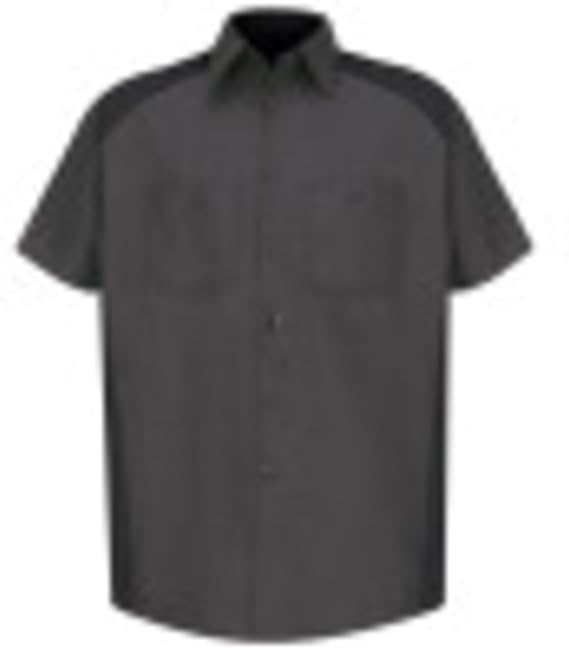 Red Kap Mens Short Sleeve Motorsports Shirt