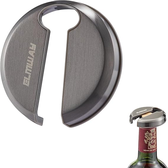Wine Bottle Foil Cutter, Gunmetal Wine Foil Cutter, Stainless Steel Magnetic Foil Cutter for Wine Bottle, Wine Foil Remover, Wine Top Seal Cutter, Gift for Wine Lovers