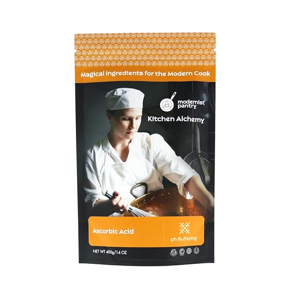 Pure Ascorbic Acid Non-GMO Gluten-Free Vegan OU Kosher Certified - 400g/14oz