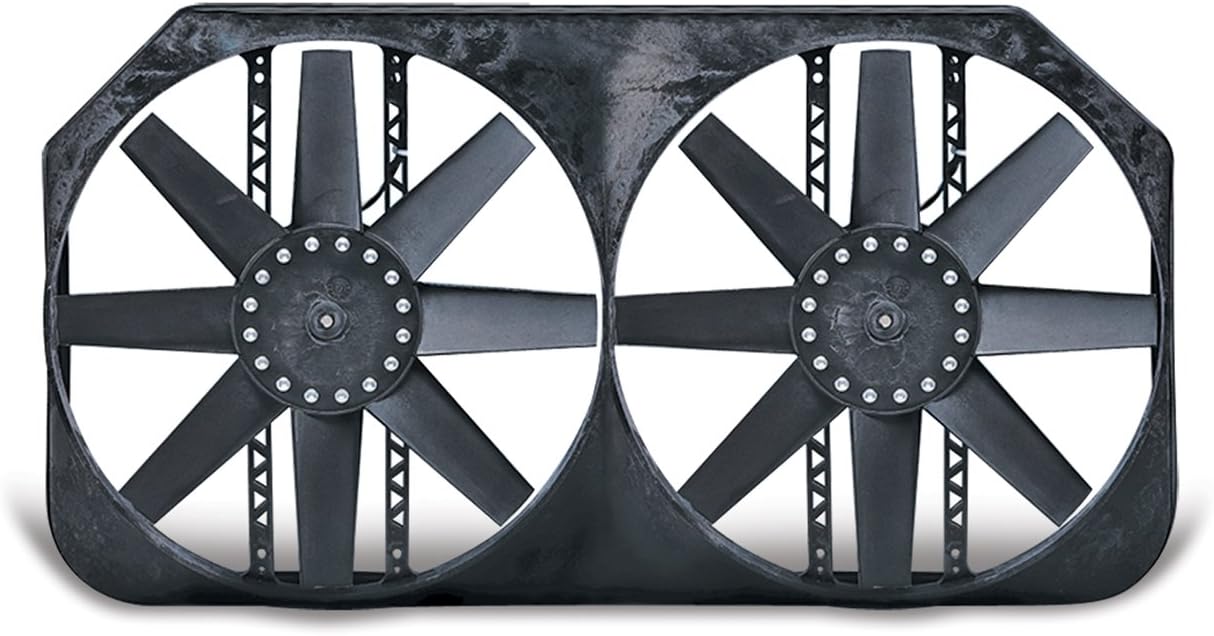 Direct-fit Dual Electric Fan for 1992-1999 Chevrolet Truck with 34-inch Wide Radiator Core 280116521