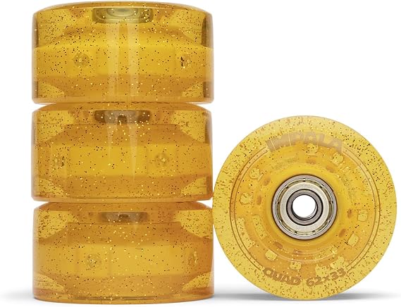Impala Rollerskates Impala Light Up Wheel 4-Pack Gold 62mm