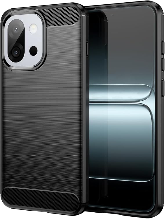 TingYR Case Compatible with OnePlus 13T, Ultra Slim Flexible TPU Shock Absorption, Anti-Scratch, Premium Flexible Rubber Cover, Cover Compatible with OnePlus 13T Smartphone.(Black)