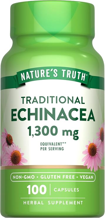 Nature's Truth Echinacea Extract Capsules | 100 Count