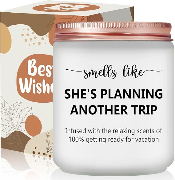 Travel Gifts for Women - Travelers, Tourist Gifts, Travel Candle
