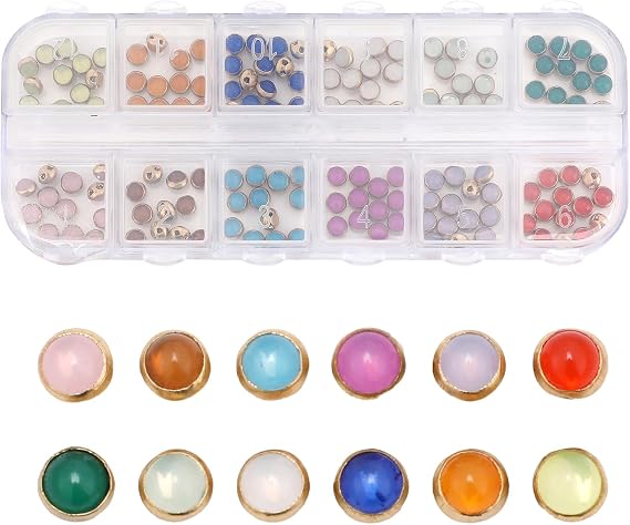 120 Pcs Tiny Mini Pearl Buttons, 4mm(5/32") Small Buttons, Clothes Sewing Craft Supply Button for DIY Craft Supplies Tiny Clothing Accessories