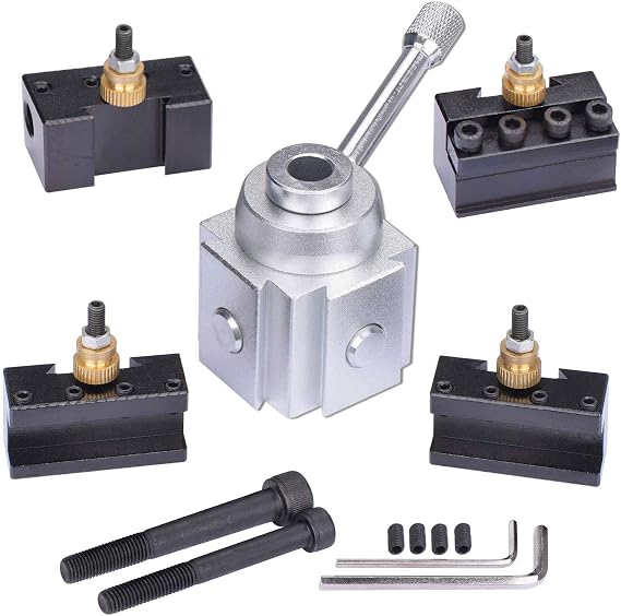 DUSICHIN DUS 8329 Touring Package Mini Lathe Quick Change Tool Post & Holder Multifix Tool Holder