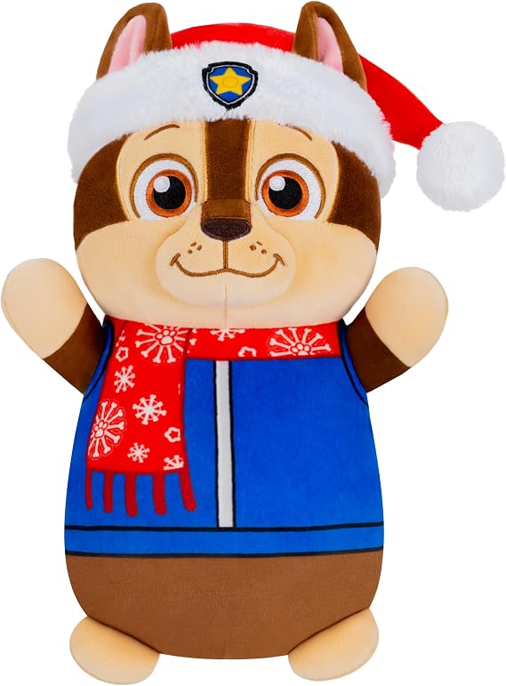 Squishmallows Original Paw Patrol 10in Holiday Chase HugMees Ultrasoft Official Jazwares Plush (Medium-Sized)