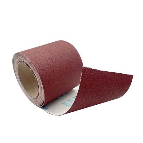 120 Grit Sandpaper Roll 4.5'' Wide 10Yard (= 71Pcs 1/4 Sheet Sandpaper) Abrasive Emery Cloth Sand Paper Roll for Dry Wet Sanding Polishing Wood Metal Glass Automotive Furniture PVC Primers (120 Grit)