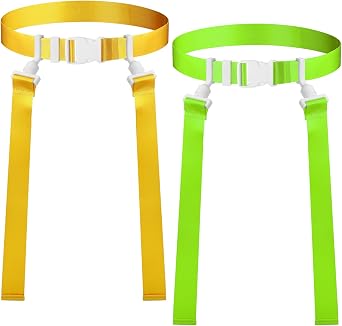 Peryiter 2/12/24/36 Player Flag Football Belt, Adjustable Football Belts and Flags for Kids Youth Adult Sport Team Training