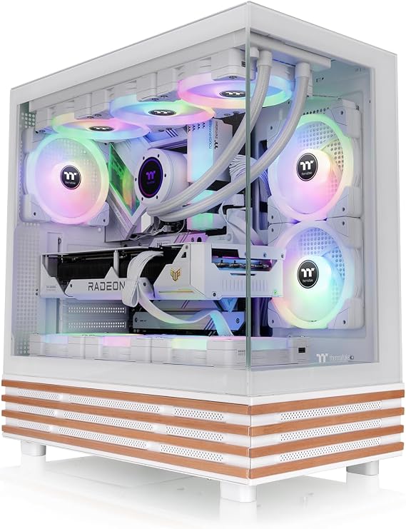Thermaltake View 270 Plus WS ARGB Mid Tower Chassis Snow