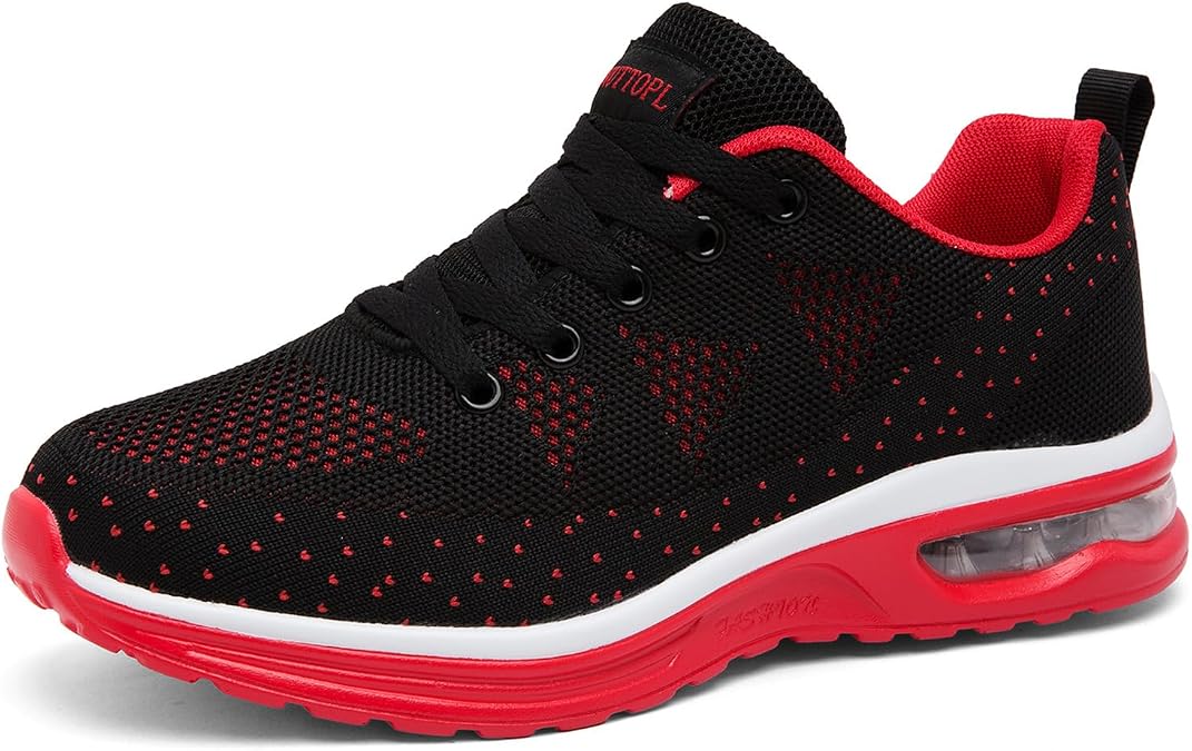 Running Shoes Womens Cushion Athletic Sneakers Lightweight Breathable Mesh Sport Shoes Walking Casual Gym Tennis Jogging Trainers Shoes