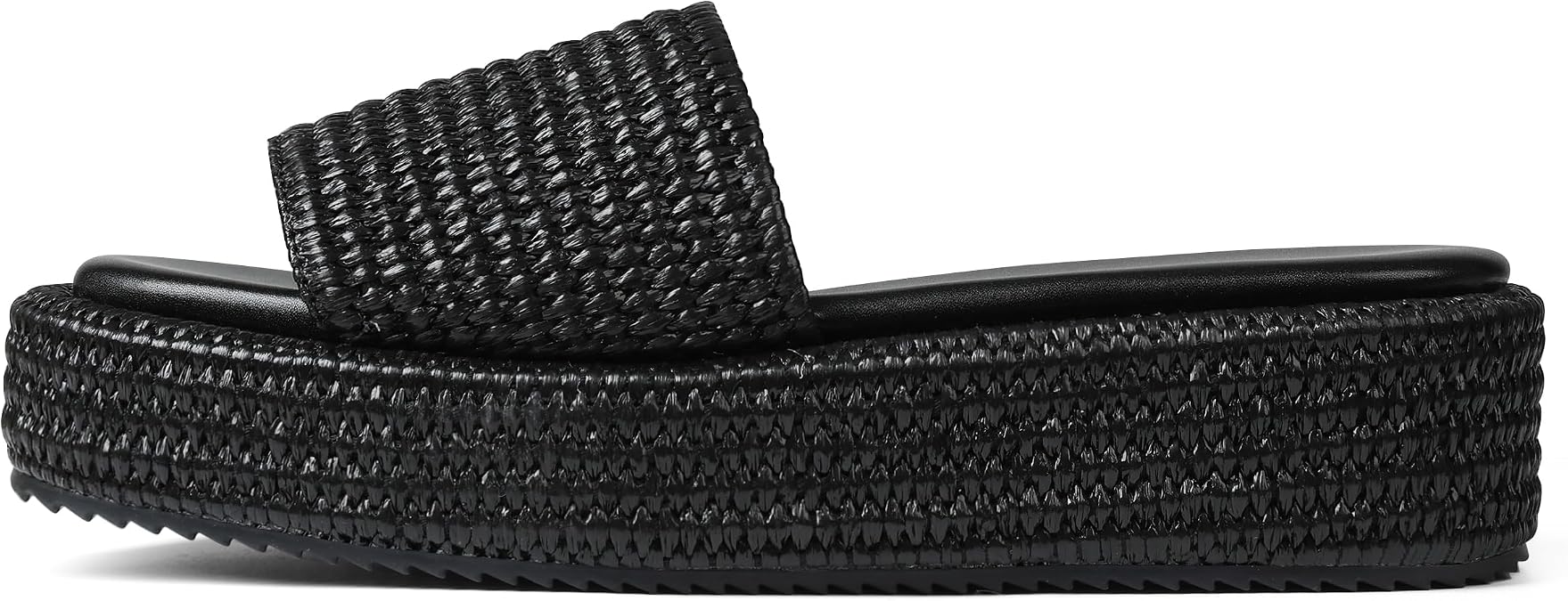 EQAUDES Wedges Platform Sandals For Women Espadrilles Summer Beach Shoes
