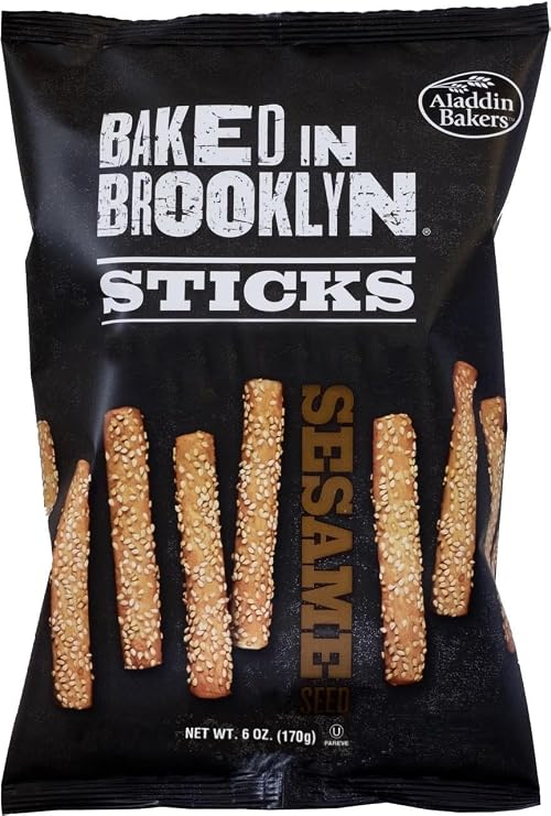 Baked In Brooklyn Breadsticks Sesame - 6 Ounce