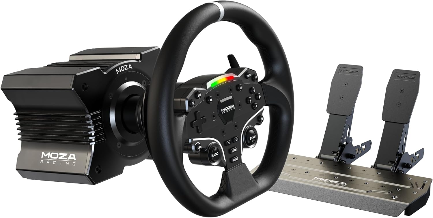 MOZA R5 Direct Drive Hankon Pedal Bundle 2 Pedals Accelerator  Brake, Domestic Genuine Product