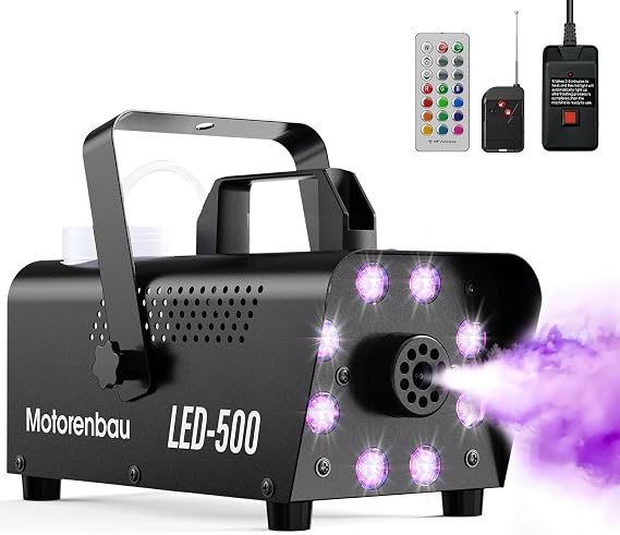 Fog Machine, 12 Colors Light, Smoke Machine, Auto Shutoff