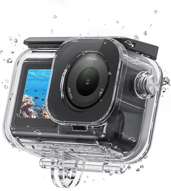TELESIN Osmo Action 6 Su Geçirmez Kılıf (60Metreye kadar) | Osmo Action 6 Waterproof Case