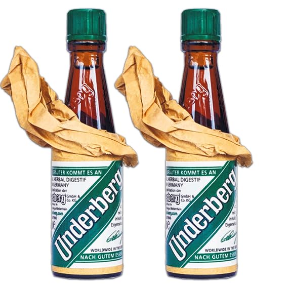 Underberg Natural Herb Bitters 2 Pack, .68oz/btl