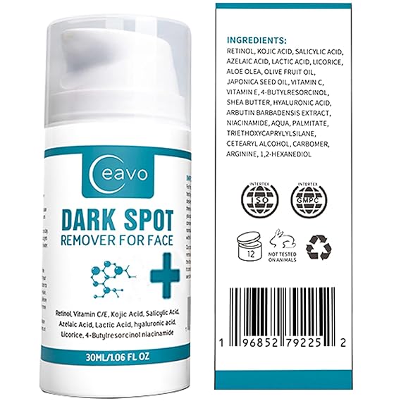 Dark Spot Remover For Face Dark Spot Corrector For Hyperpigmentation Treatment, Acne Scar Spot Treatment Fade Post-Acne Hyperpigmentation. Brown Spots, Freckle, Melasma, Blemish, Sun Spots Removal