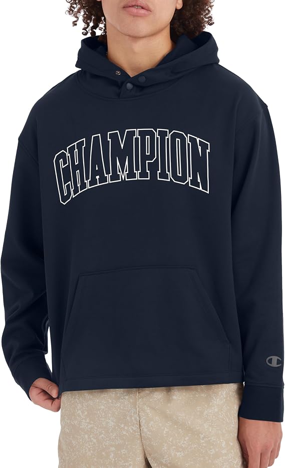 Champion Men's Hoodie, Game Day 2.0, Moisture Wicking, Athletic Sweatshirt, Hooded Pullover