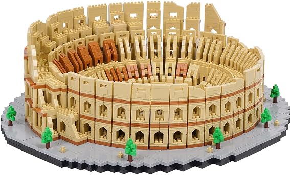 LULUFUN Building Block Set, Roman Colosseum Architecture Model Blocks Kit, Collectible Model Sets to Build,Toy Gifts for Kids and Adults 5594pcs