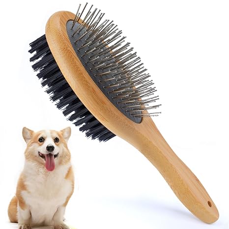 Dog Brush Cat Brush Dog Brush Long Hair Short Hair Double Brush Soft Brush for Puppies Dogs and Cats