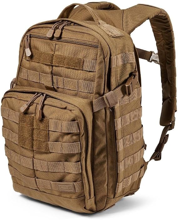 5.11 Taktik Sırt Çantası, RUSH 12 2.0 Askeri Survival Molle Sırt Çantası Dizüstü Bölmeli, 24L, Stil 56561ABR/56562ABR