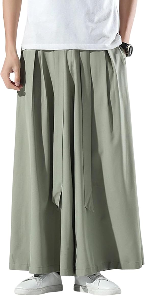 Loose Fit Pants for Men Men's Wide Leg Pants Japanese Yoga Hip Hop Baggy Street Trousers