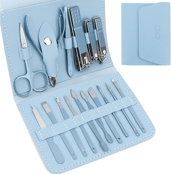 CMD Nail Clippers Kit Manicure Set Professional16 Pack Nail Cutters