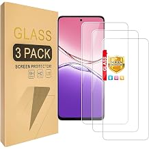 (3 Pack) Compatible with Tecno Pova 7 Pro 5G Screen Protector Tempered Glass，Case Friendly [High-definition scratch-resistant, 9H hardness]