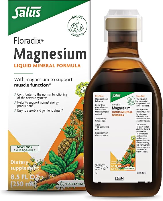 Salus Floradix Magnesium Liquid Mineral Supplement 250ml