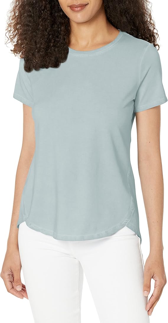 NIC+ZOE Short Sleeve Shirt Tail Crew Tee