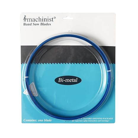 Imachinist S64121214SQ Bi-Metal Bandsaw Blades 64-1/2" X 1/2" X 14TPI Metal