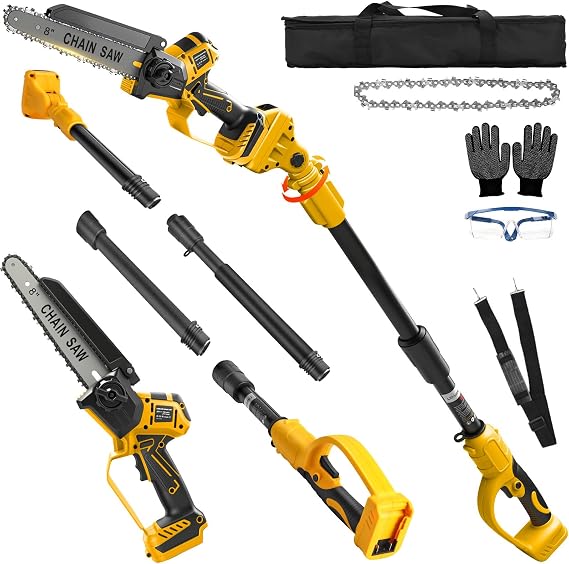 Cordless Pole Saw for DEWALT 20V Max Battery (No Battery)