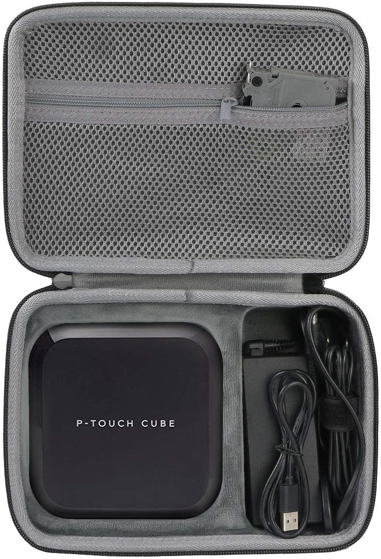 co2CREA Hard Travel Storage Case for Brother P-Touch Cube Plus PT-P710BT Label Maker,Case Only