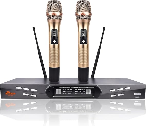 UHF-630 Top-Notch Digital, Vocal Support Dual Wireless Microphones System