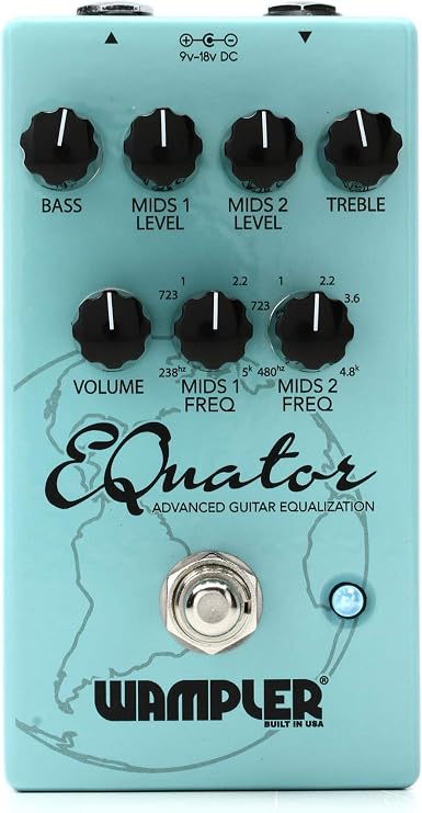 Wampler EQuator Advanced Audio Equalizer Guitar Effects Pedal