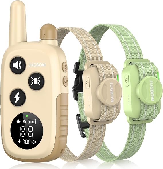 Dog Shock Collar with Remote for Large Medium Small Dogs, Rechargeable Waterproof IPX8 E Collars with Beep (1-3) Vibration(1-3) Safe Static(0-99)