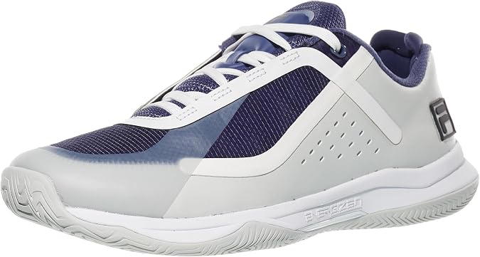 Fila Volley Burst 2 Mens Pickleball Shoes - Dawn Blue/Gray/D Medium / 12.0