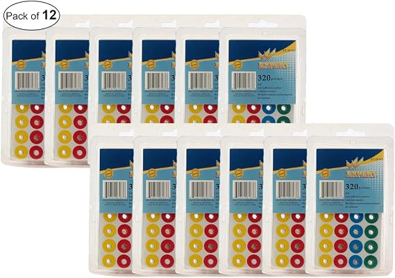 Self adhesive color reinforcement 320pcs (Pack of 12)