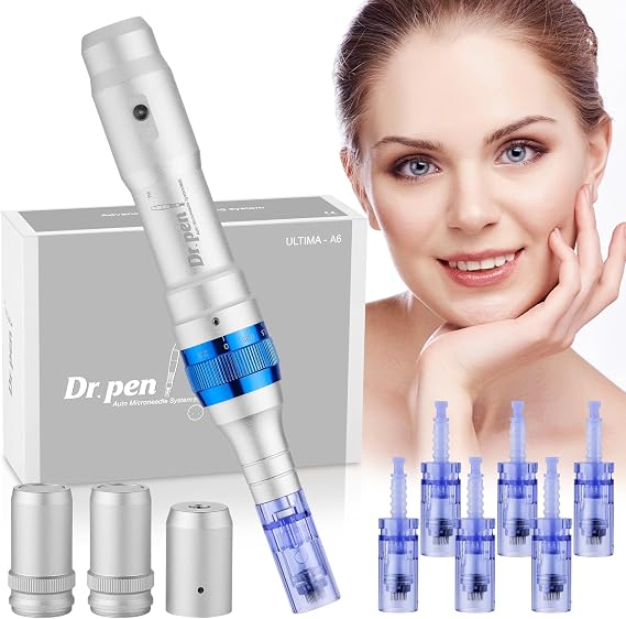 Profesyonel Microneedling Derma Kalem Dr.Pen Ultima A6, DermaPen Kiti Cilt Bakımı için - 6 paket Kartuş - (6x36 Pin).0,25 mm
