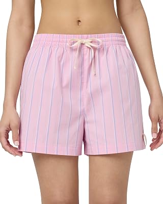 florence by mills Womens Villa Collection Poplin Stripe Boxer Short