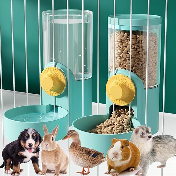 Hanging Automatic Rabbit Water Dispenser(Green)